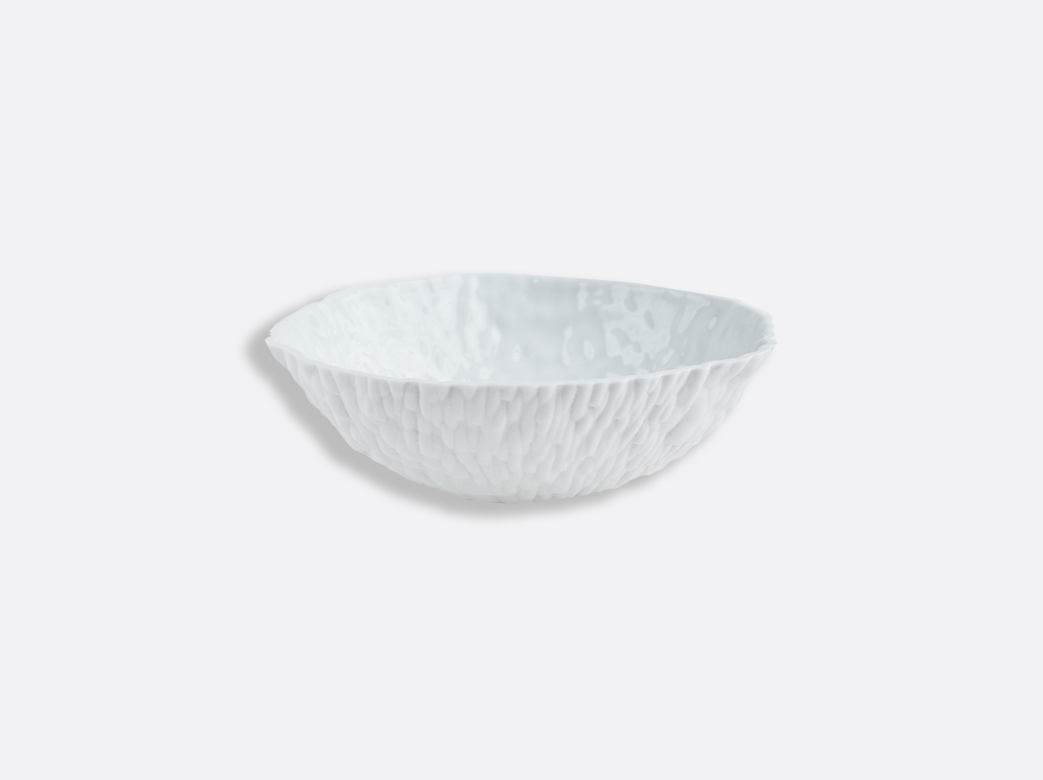 Bol Blanc / Blanc 16,5 cm en porcelaine de la collection ECORCE BLANC Bernardaud