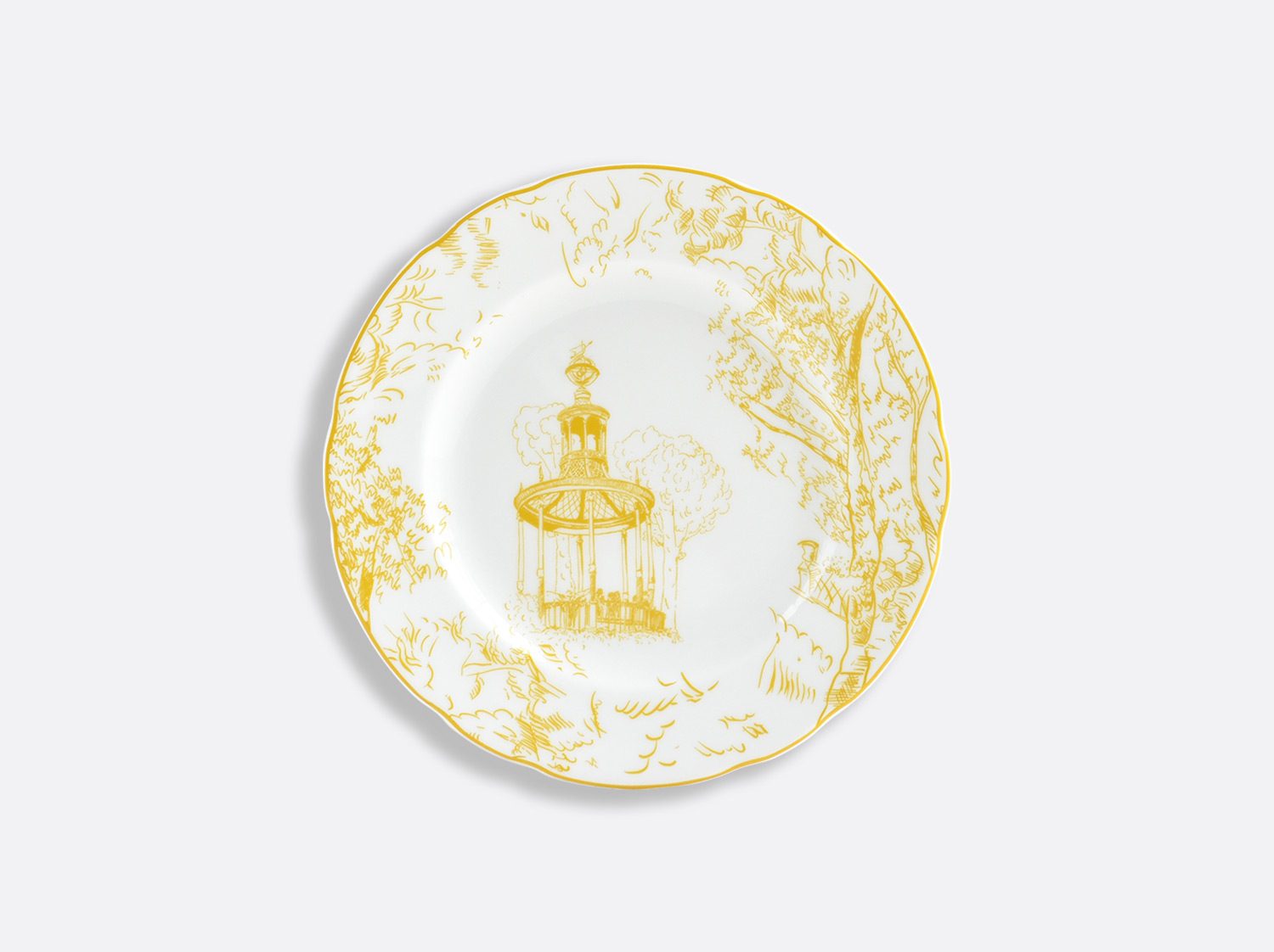 Assiette à pain 16 cm en porcelaine de la collection Tout Paris Bernardaud