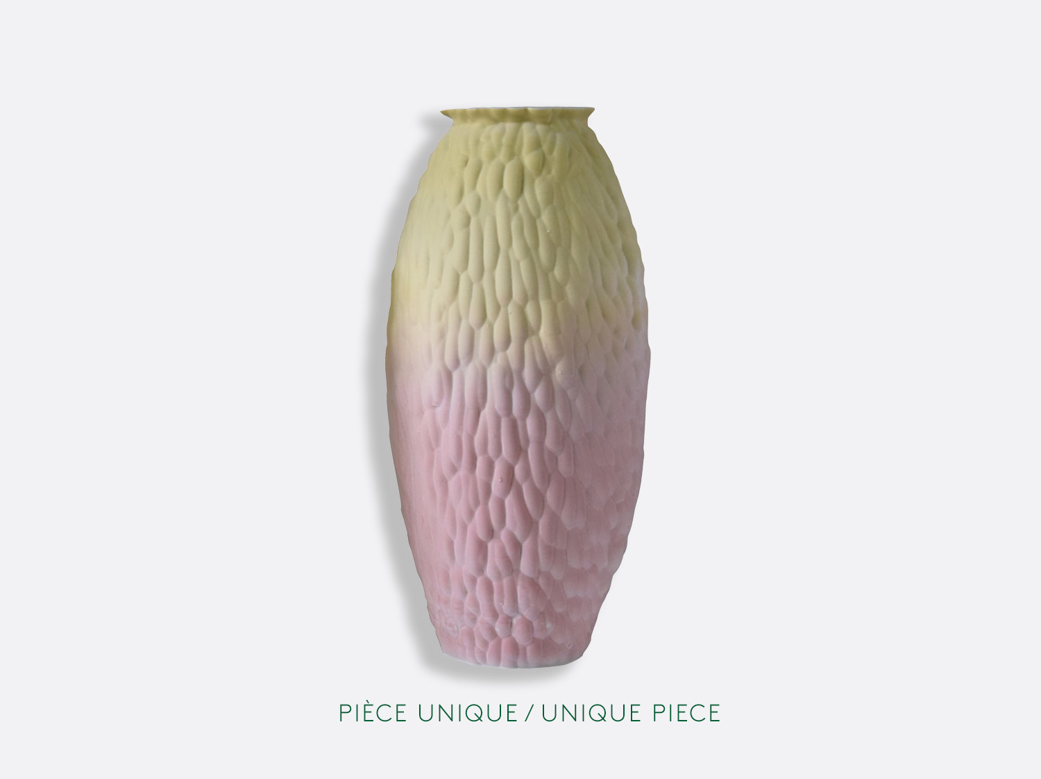 Vase trouville H.30 n°6 en porcelaine de la collection SARAH-LINDA FORRER - ECORCE Bernardaud