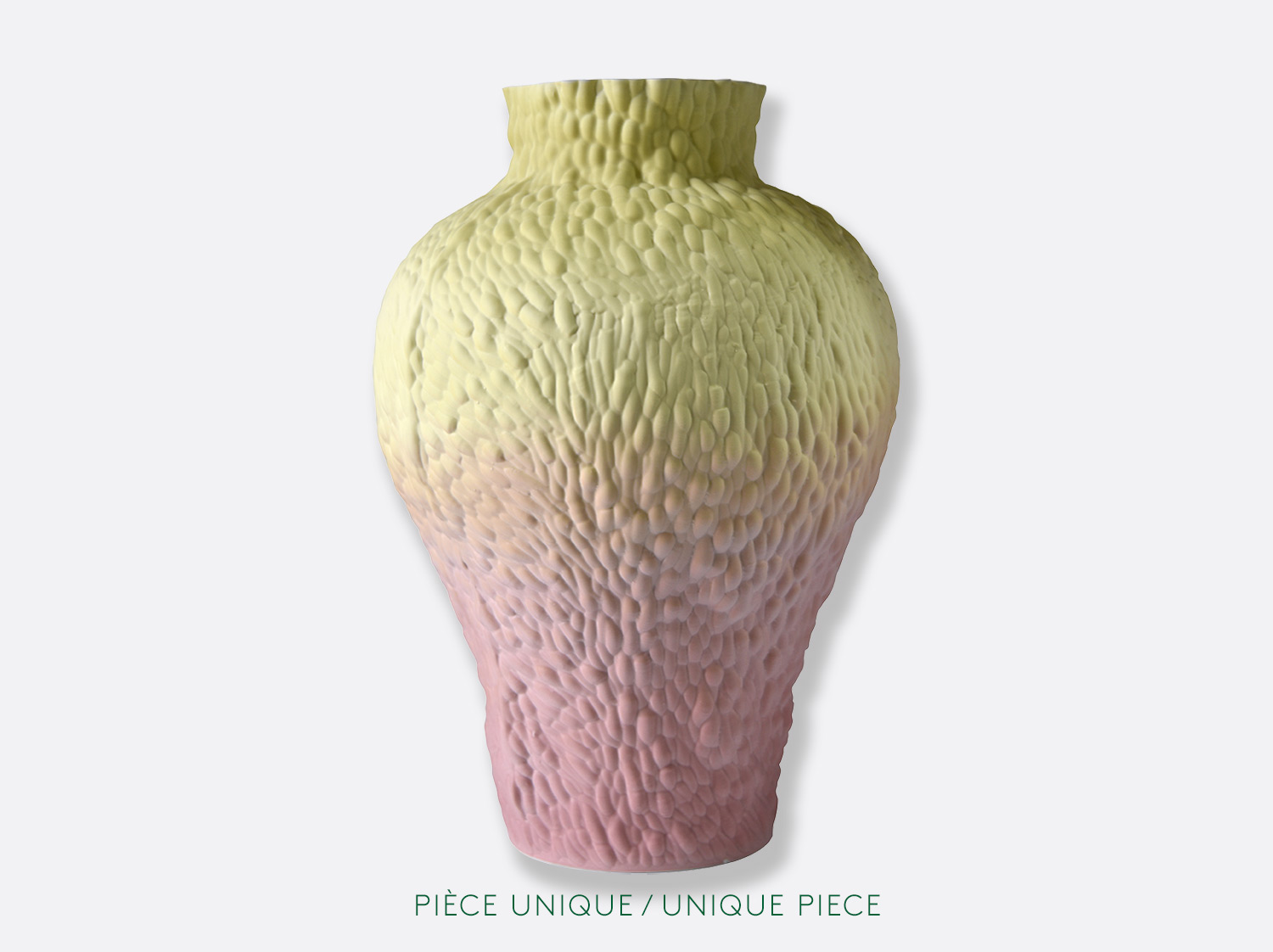 Vase ML H. 46 cm n°6 en porcelaine de la collection SARAH-LINDA FORRER - ECORCE Bernardaud