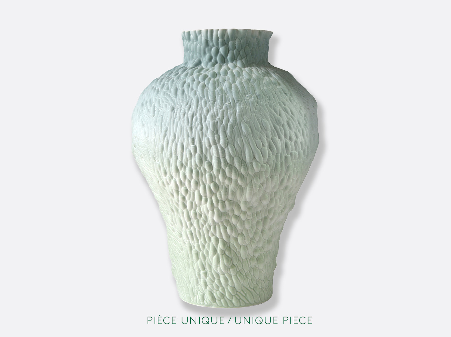 Vase ML H. 46 cm n°7 en porcelaine de la collection SARAH-LINDA FORRER - ECORCE Bernardaud