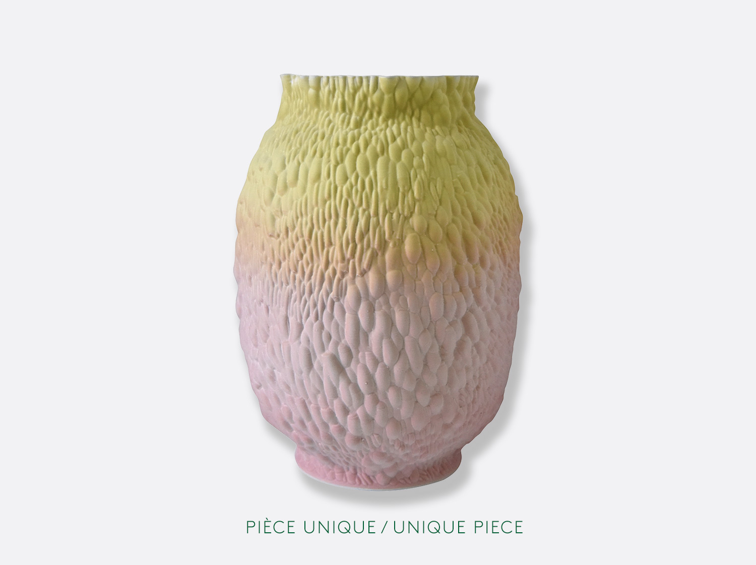 Vase toscan n°10 en porcelaine de la collection SARAH-LINDA FORRER - ECORCE Bernardaud
