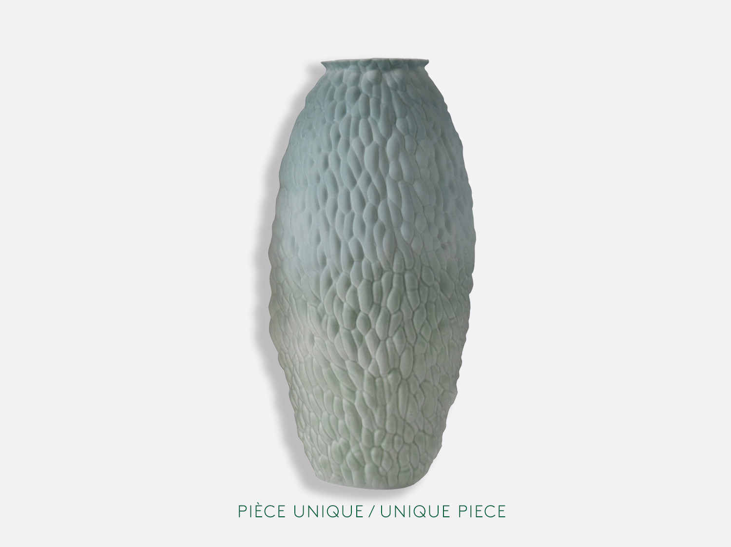 Vase trouville H.35 n°3 en porcelaine de la collection SARAH-LINDA FORRER - ECORCE Bernardaud