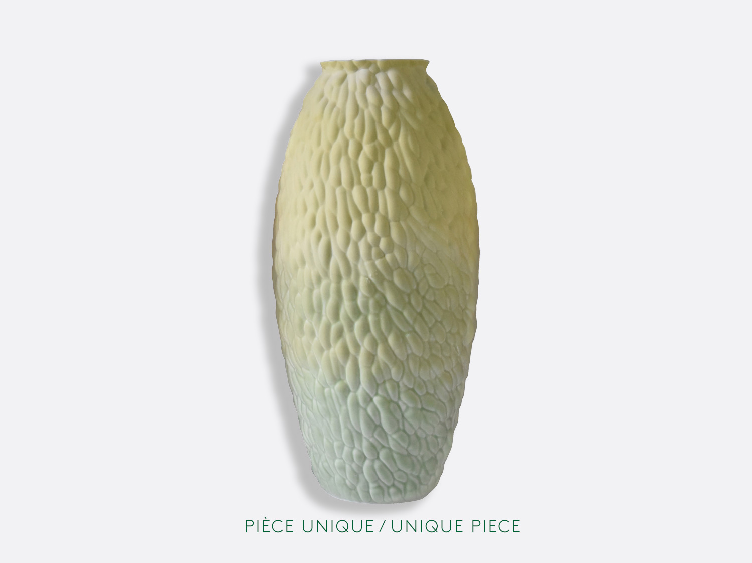 Vase trouville H.35 n°11 en porcelaine de la collection SARAH-LINDA FORRER - ECORCE Bernardaud
