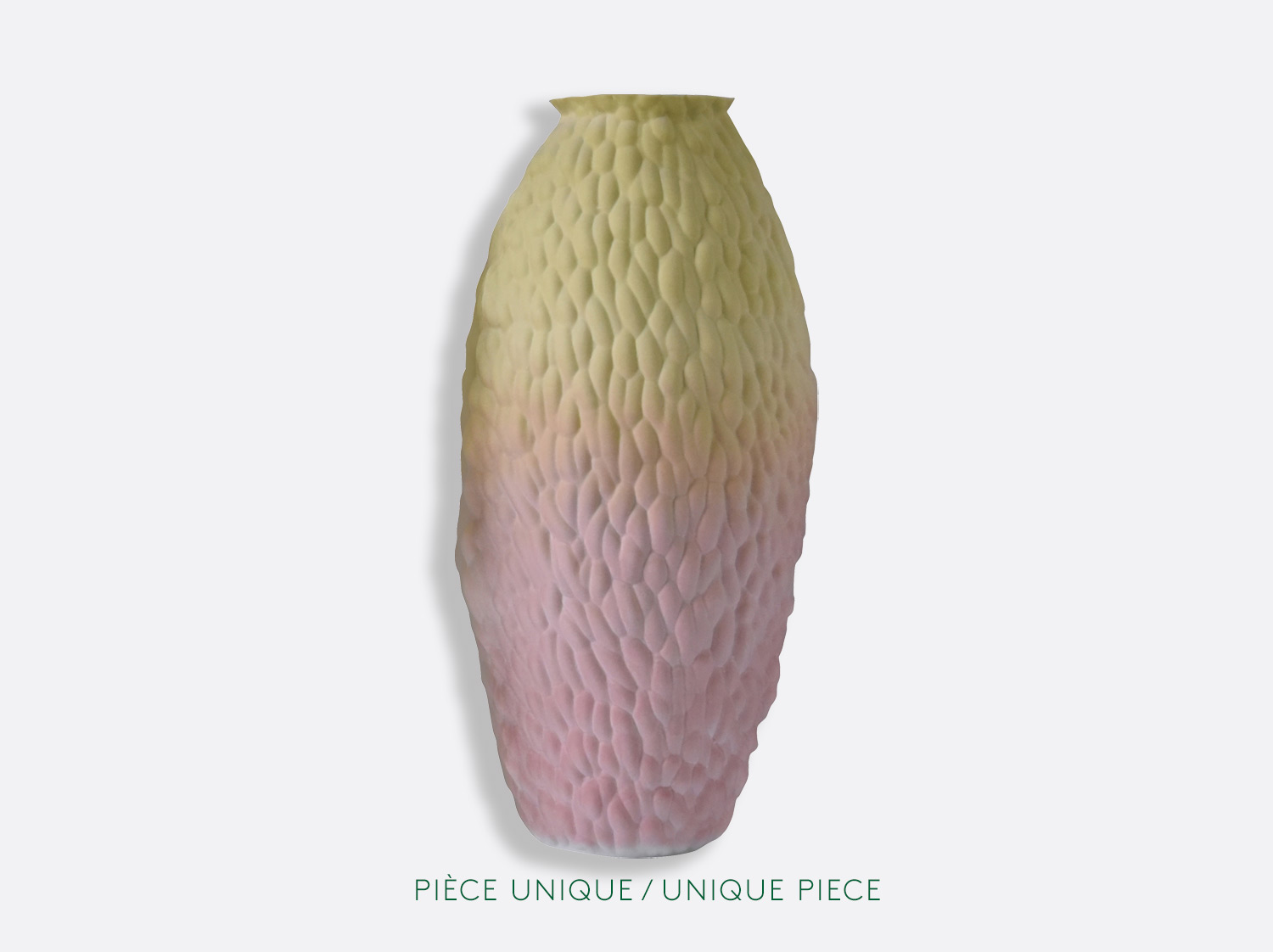 Vase trouville H.35 n°12 en porcelaine de la collection SARAH-LINDA FORRER - ECORCE Bernardaud