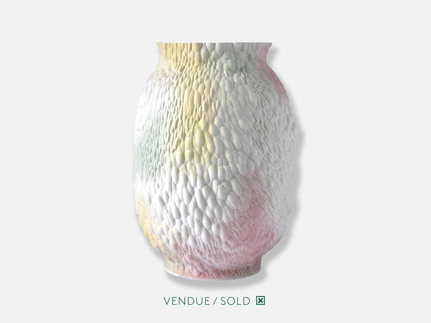 Vase toscan n°7 en porcelaine de la collection SARAH-LINDA FORRER - ECORCE Bernardaud