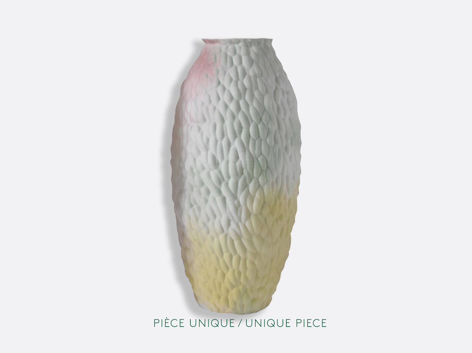 Vase Trouville H.35 n°6 en porcelaine de la collection SARAH-LINDA FORRER - ECORCE Bernardaud