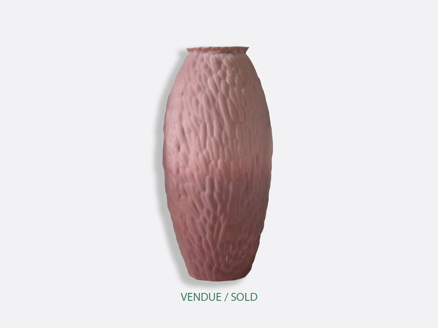 Vase trouville H.30 n°8 en porcelaine de la collection SARAH-LINDA FORRER - ECORCE Bernardaud