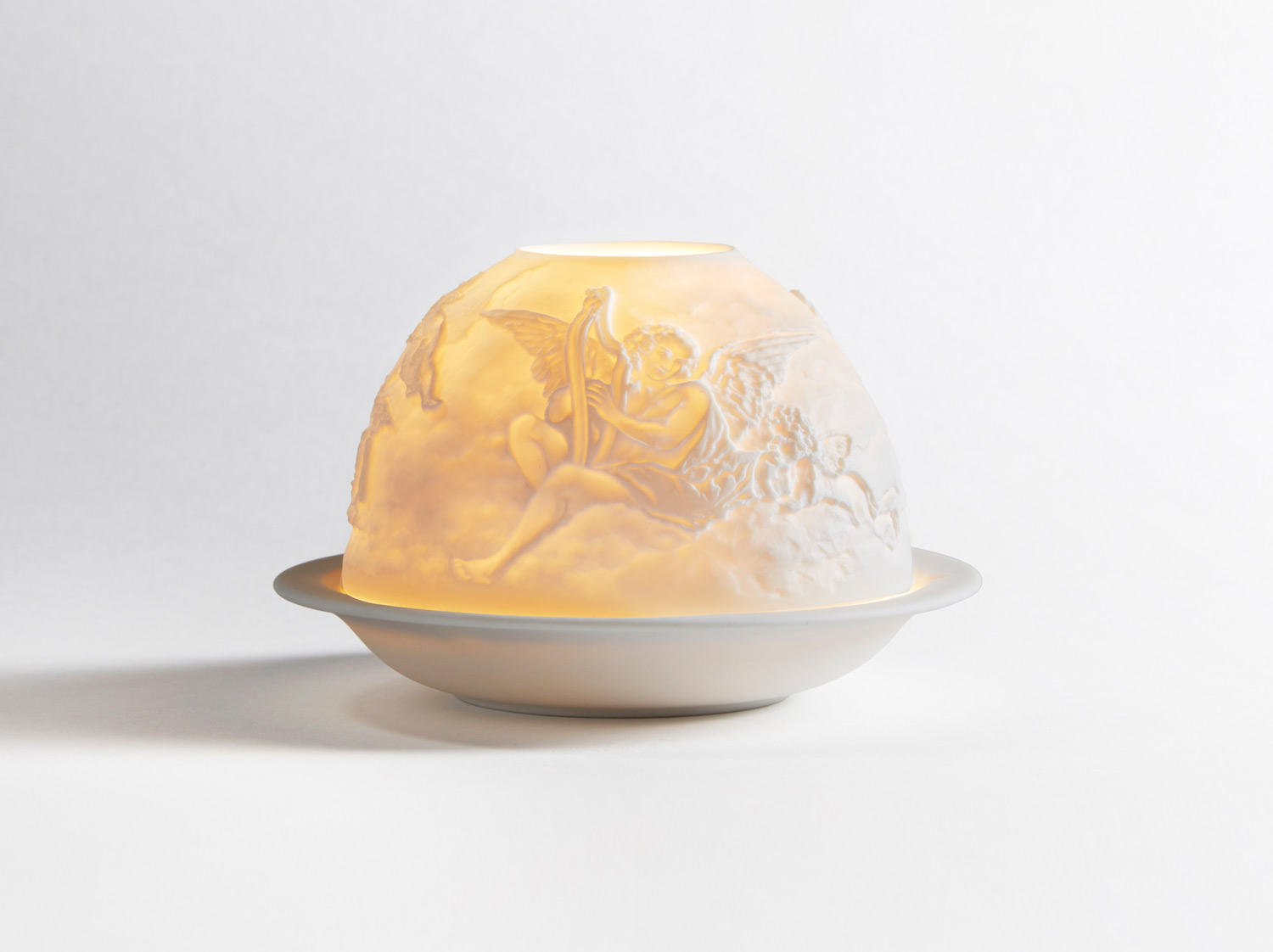 Les Anges Led en porcelaine de la collection LITHOPHANIE LED Bernardaud