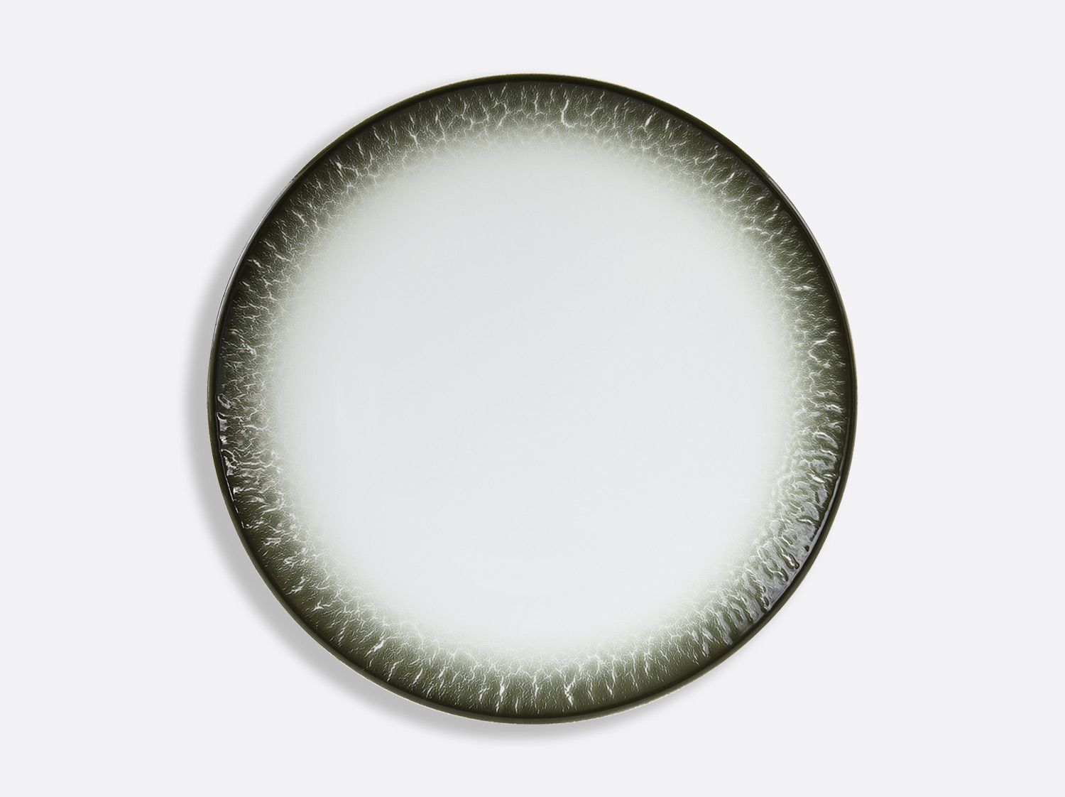Assiette ultra plate 29,5 cm en porcelaine de la collection TERRA LICHEN Bernardaud