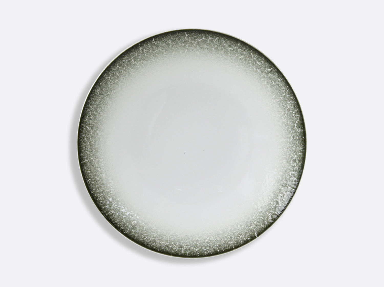 Assiette coupe 27 cm en porcelaine de la collection TERRA LICHEN Bernardaud