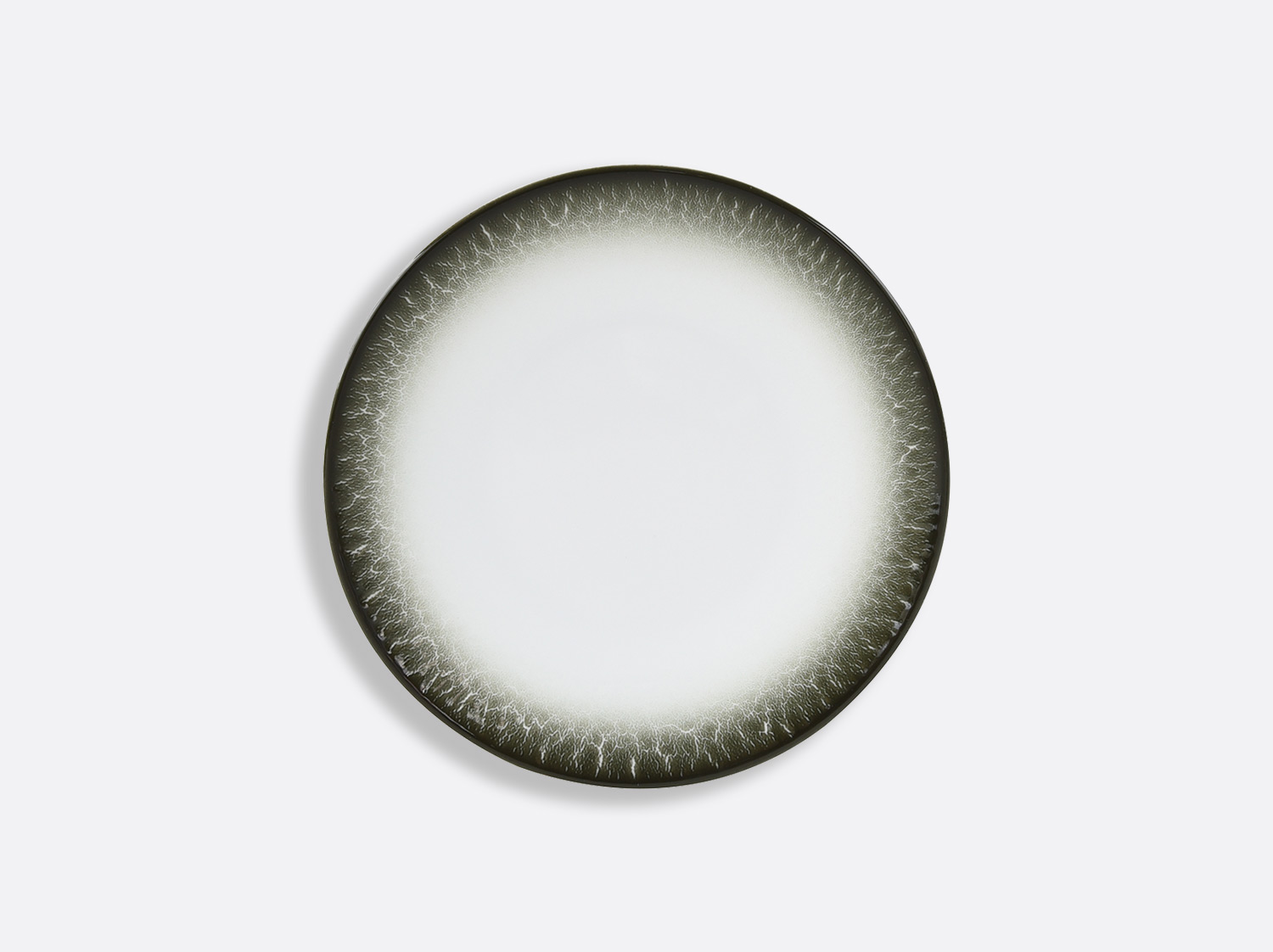 Assiette coupe 16,5 cm en porcelaine de la collection TERRA LICHEN Bernardaud