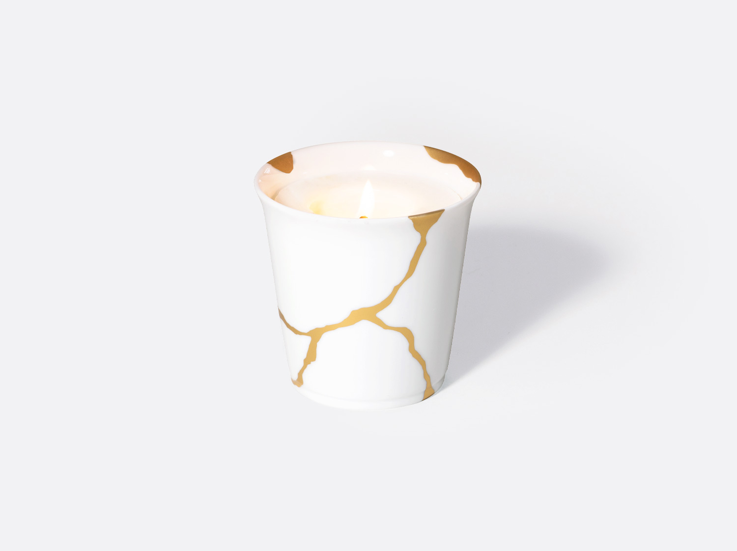 China Tumbler + candle home fragrance 200g of the collection Kintsugi | Bernardaud