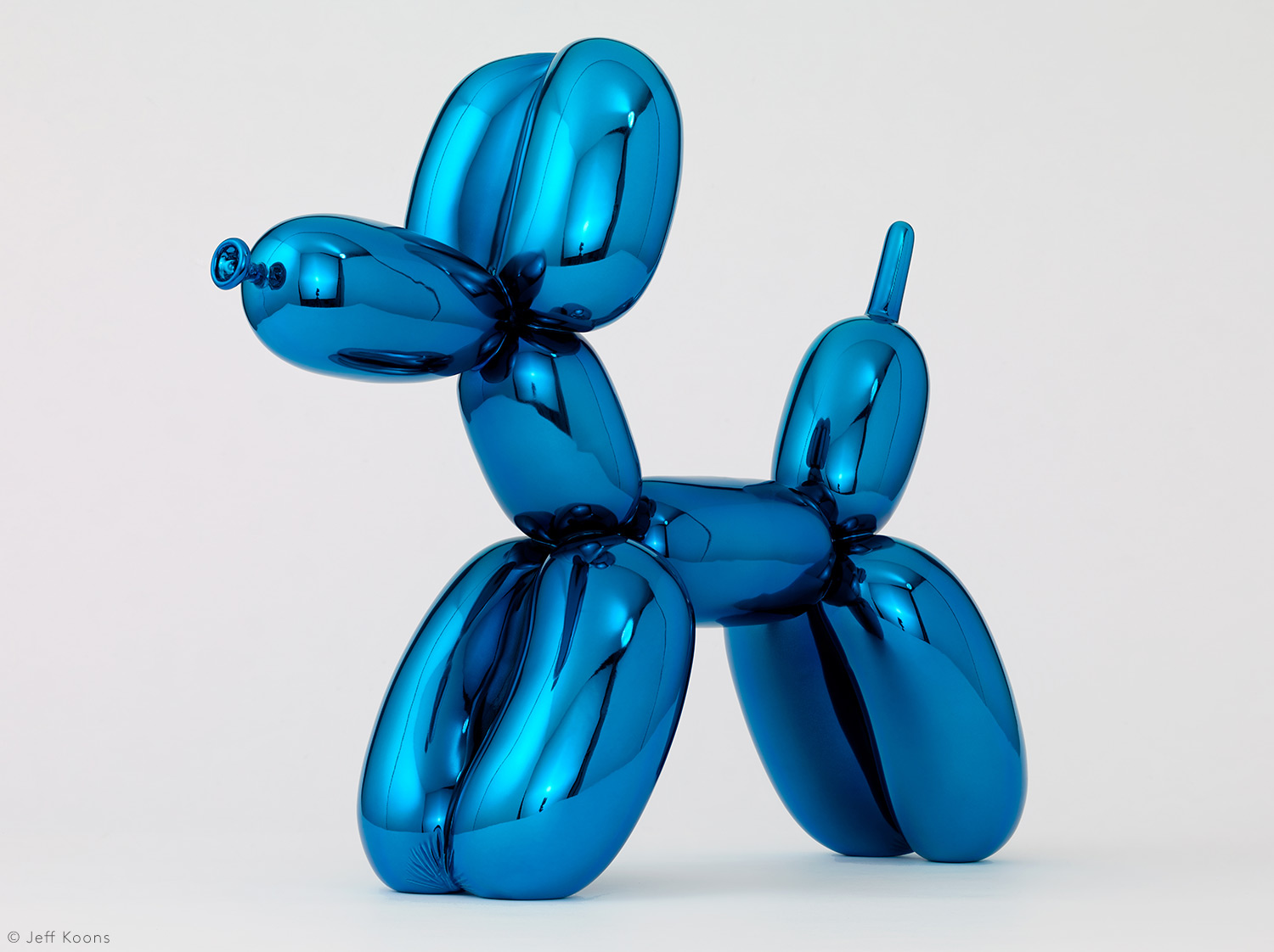 ジェフ・クーンズ「バルーン・ドッグ（ブルー） en porcelaine de la collection BALLOON DOG (BLUE) by Jeff Koons Bernardaud