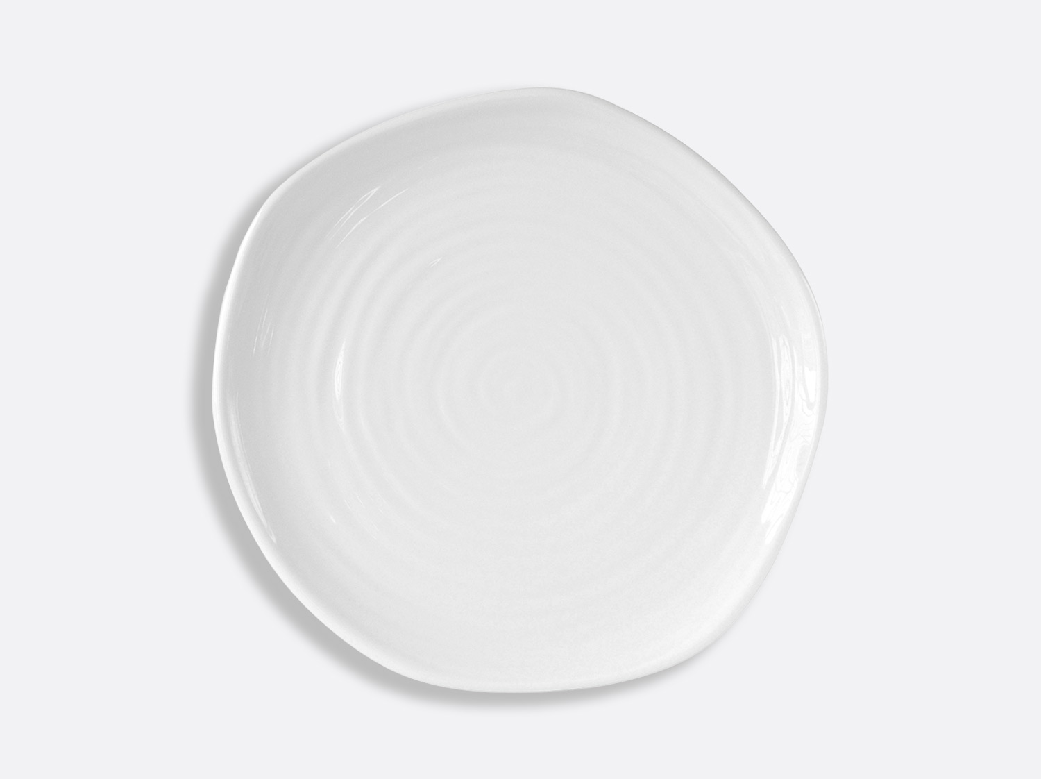Assiette alvéolée 26 cm en porcelaine de la collection Origine Bernardaud