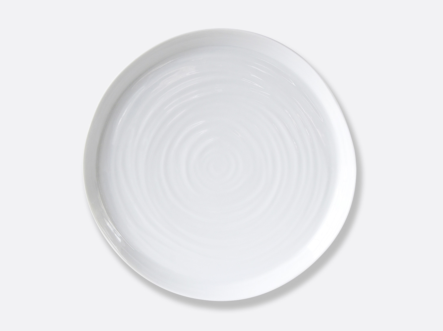 Assiette alvéolée 29.5 cm en porcelaine de la collection Origine Bernardaud