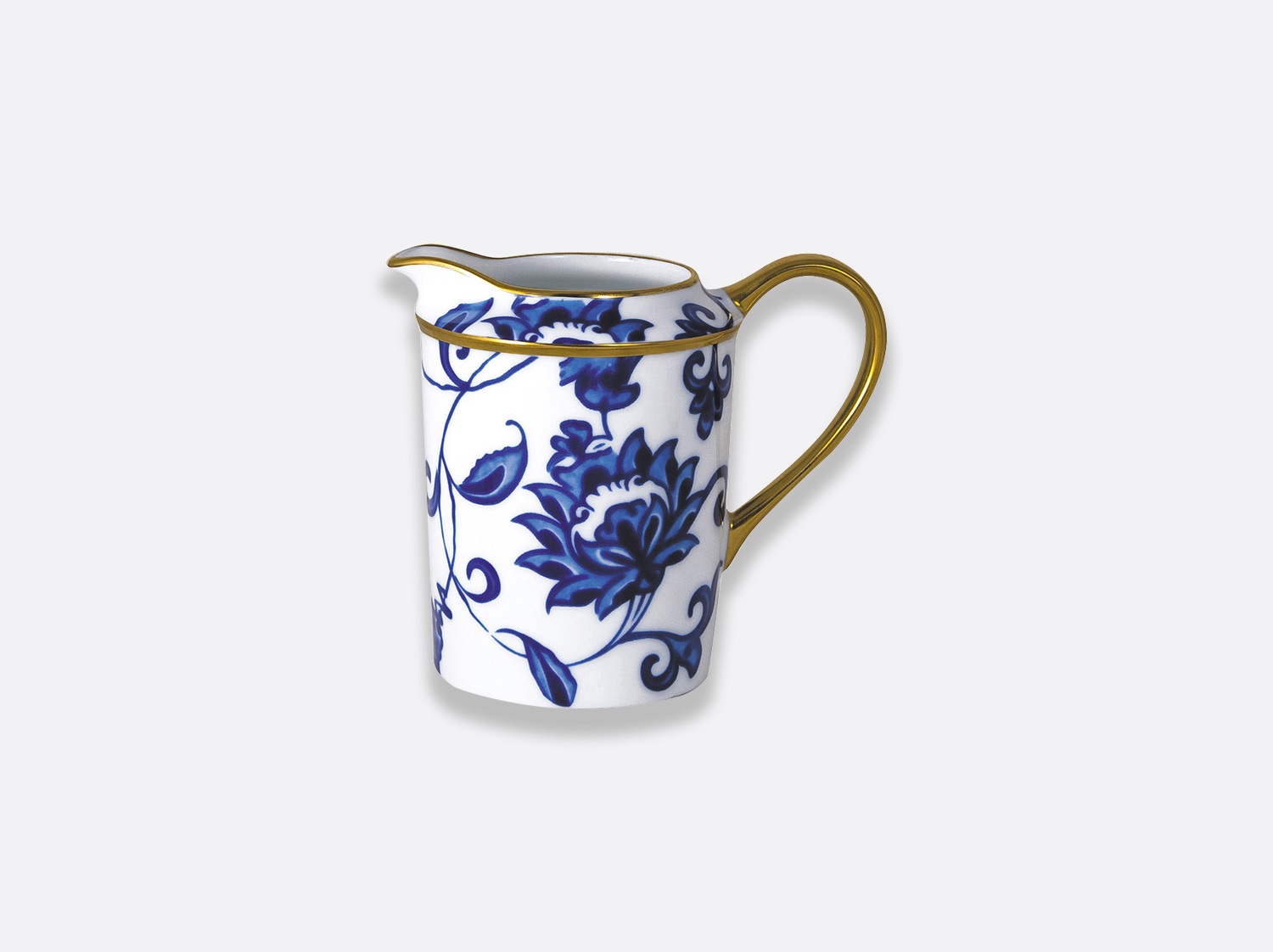 Crémier carré  30 cl en porcelaine de la collection Prince bleu Bernardaud