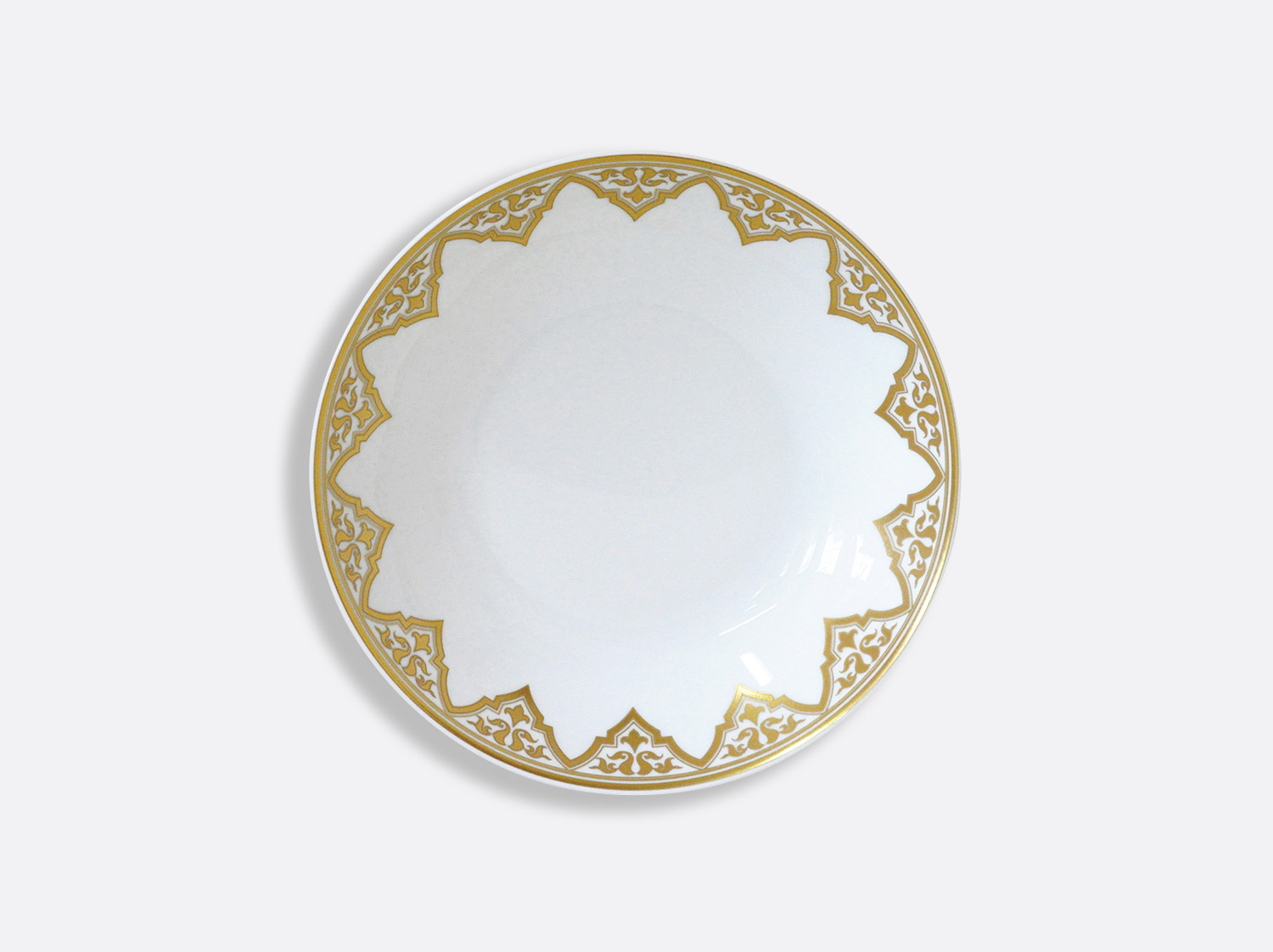 Assiette creuse calotte 19 cm en porcelaine de la collection Venise Bernardaud