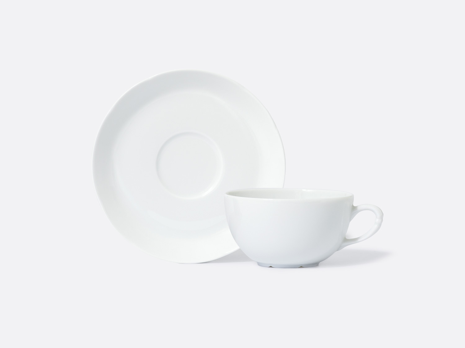 Tasse et soucoupe à thé 13 cl en porcelaine de la collection CLUNY Bernardaud