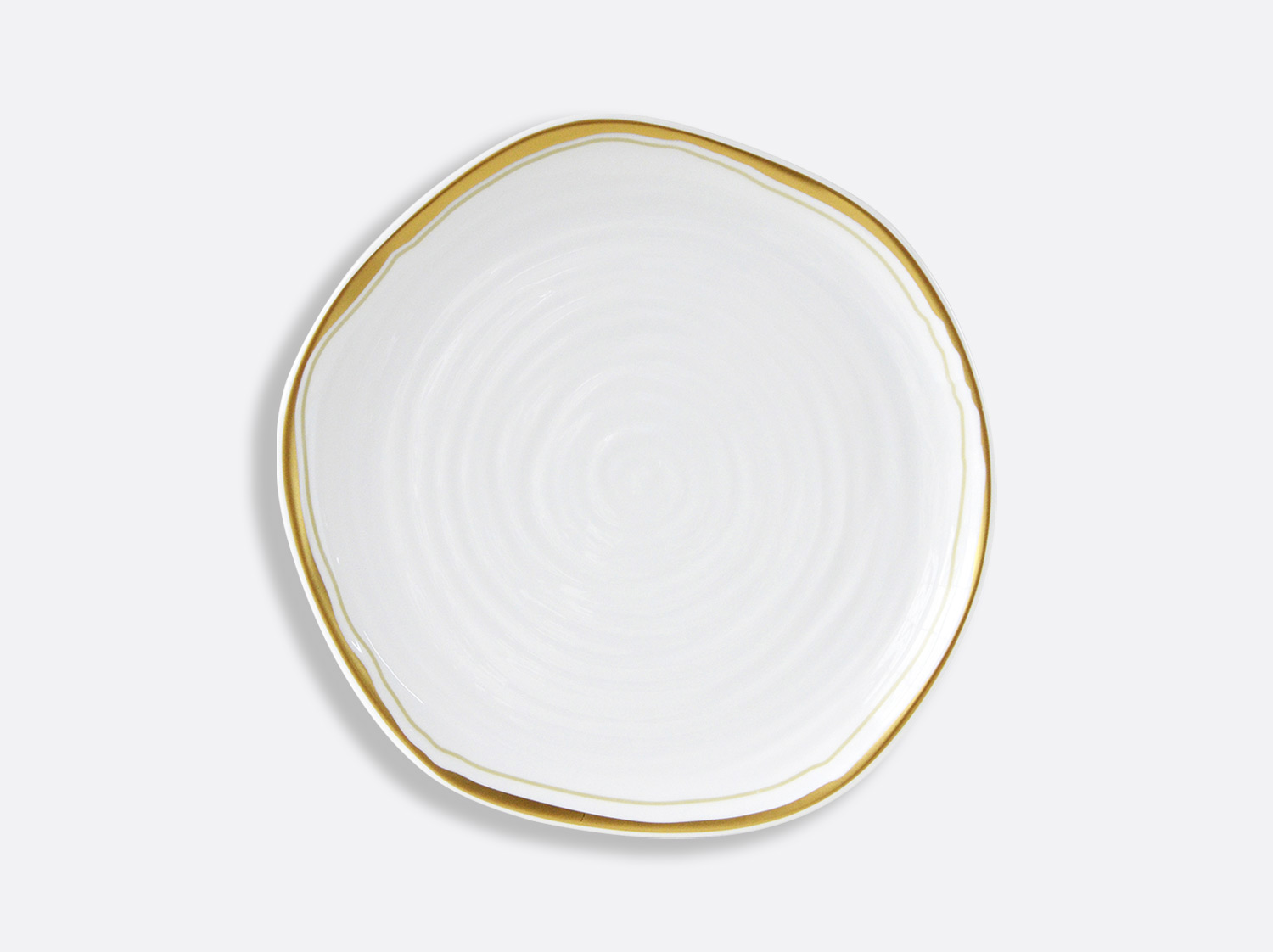Assiette alvéolée 24 cm en porcelaine de la collection ALBÂTRE Bernardaud