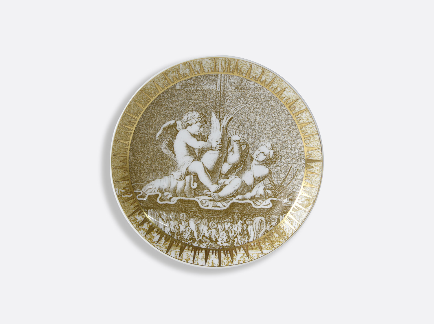 Assiette coupe 16 cm en porcelaine de la collection VERSAILLES ENCHANTE Bernardaud