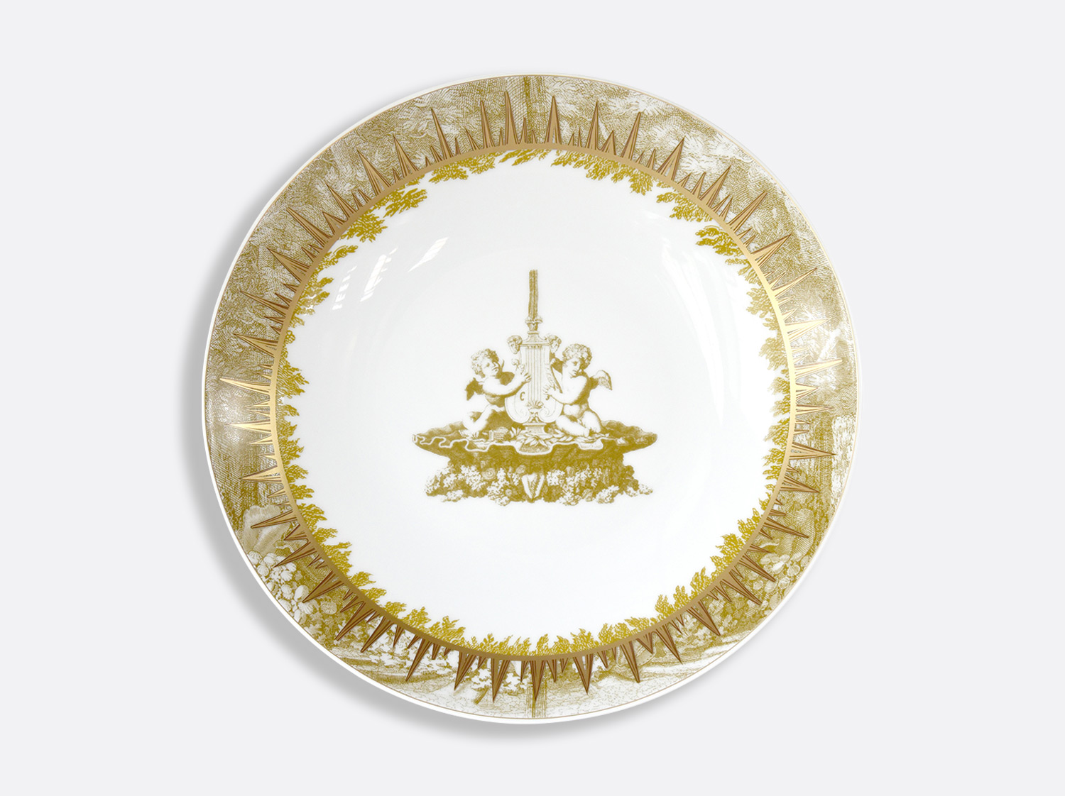 China Deep round dish 29 cm of the collection VERSAILLES ENCHANTE | Bernardaud