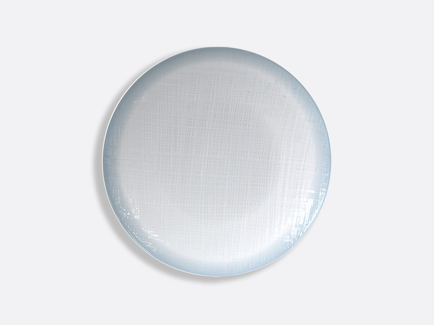 Assiette coupe 21 cm en porcelaine de la collection Eclipse Bernardaud