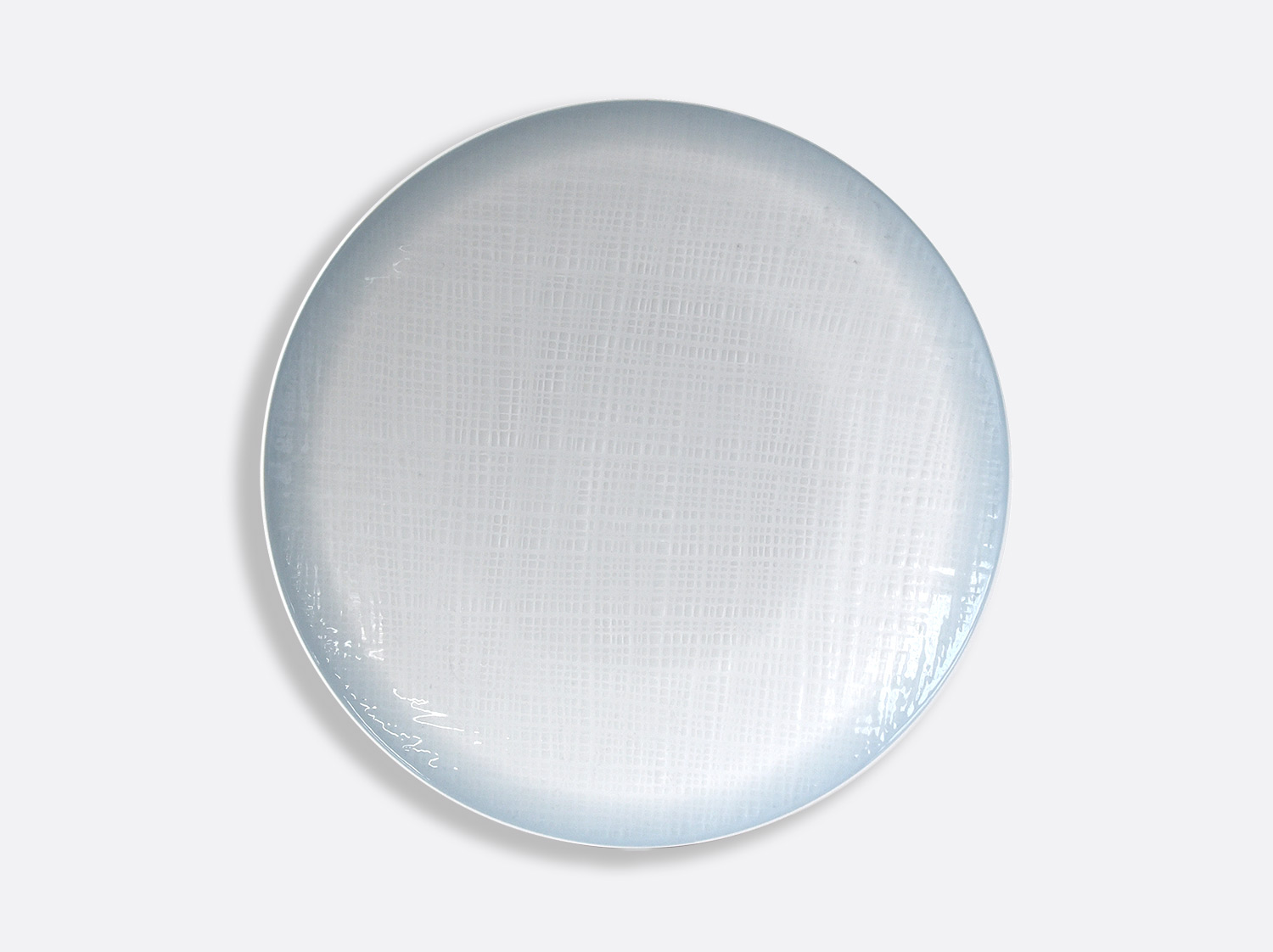 Assiette coupe 26 cm en porcelaine de la collection Eclipse Bernardaud