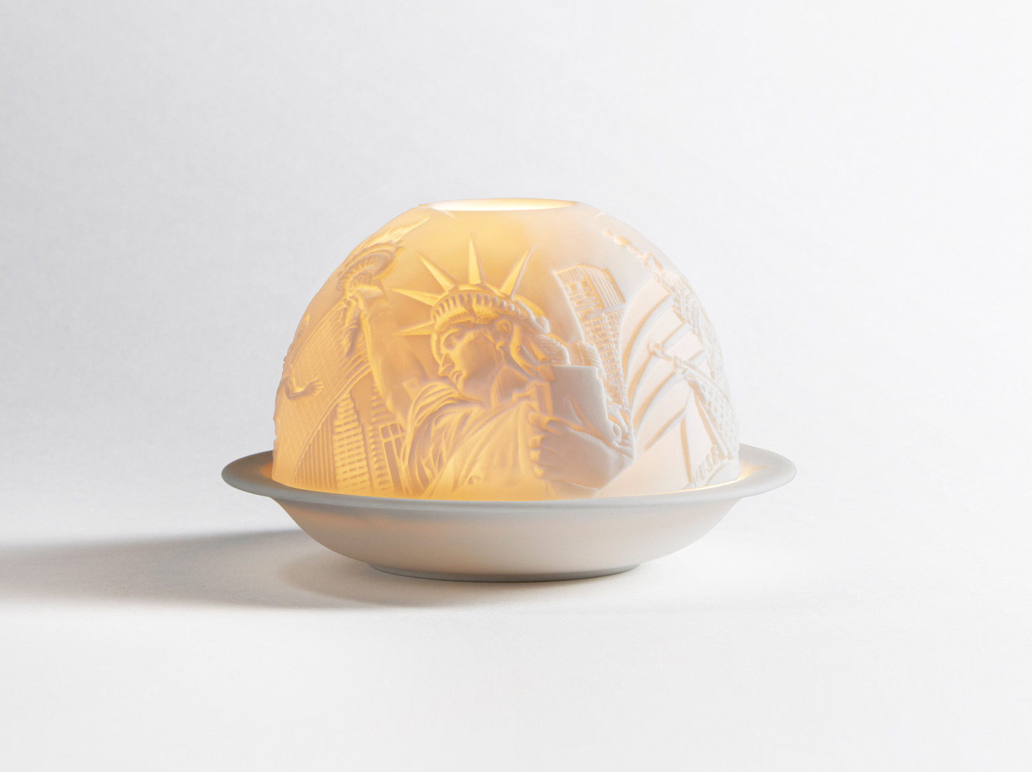 New York Led en porcelaine de la collection LITHOPHANIE LED Bernardaud