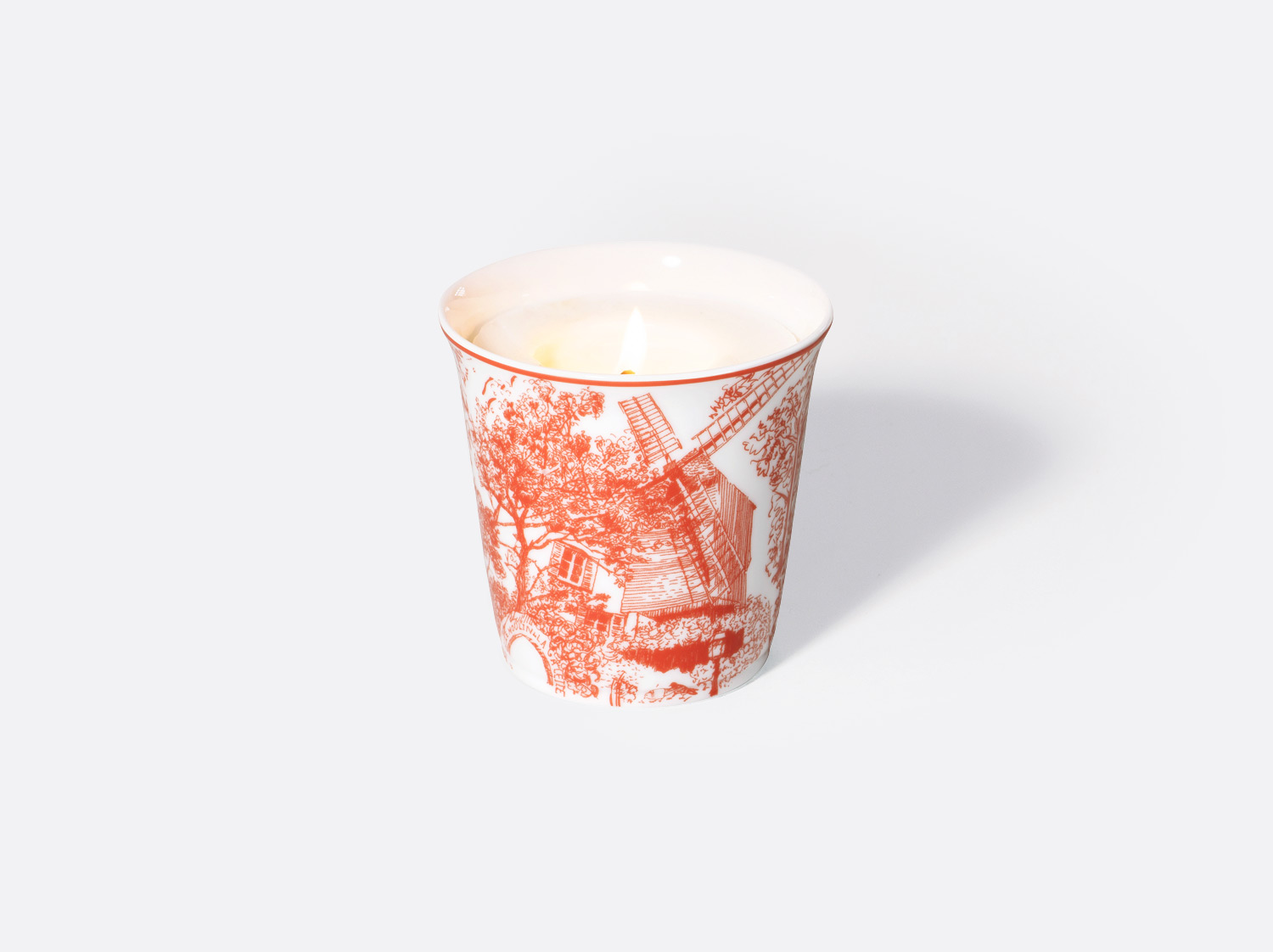 Pot 9 cm + bougie parfumée 200g en porcelaine de la collection Tout Paris Bernardaud