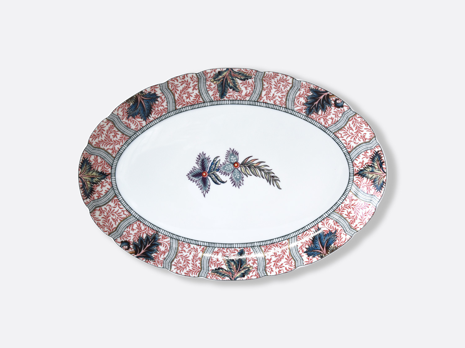 China Oval platter 38 cm of the collection Collection Braquenié | Bernardaud