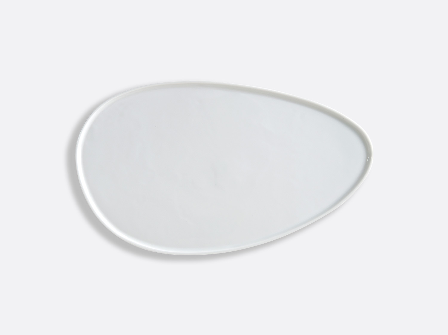 China Platter S1 white of the collection Ombres - Sarah-Linda Forrer | Bernardaud