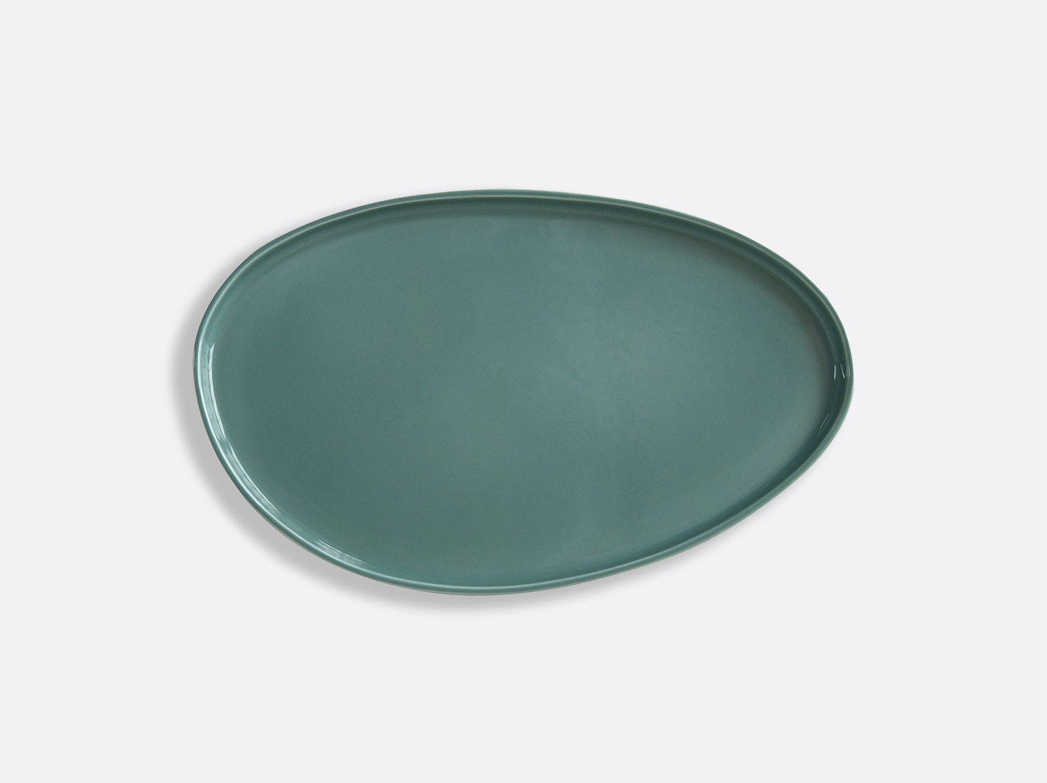 China Platter S3 blue of the collection Ombres - Sarah-Linda Forrer | Bernardaud