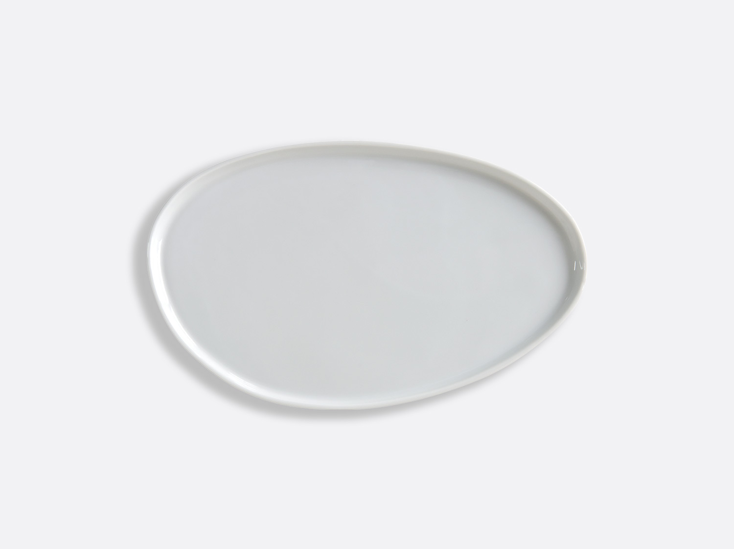 China Platter S3 white of the collection Ombres - Sarah-Linda Forrer | Bernardaud