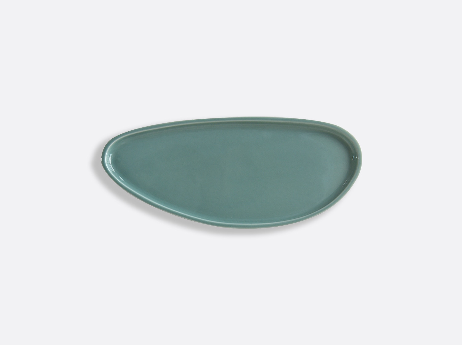 Plateau T4 bleu en porcelaine de la collection Ombres - Sarah-Linda Forrer Bernardaud