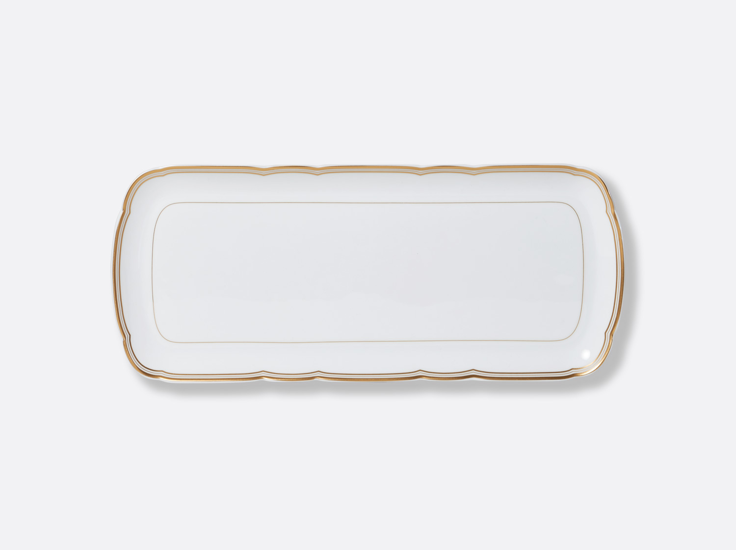 China Cake platter rectangular 15" of the collection Pompadour | Bernardaud