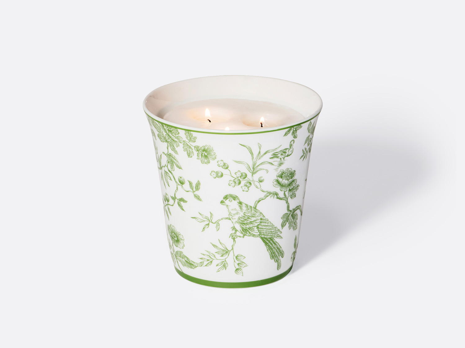 China Large candle tumbler 15 cm + "Thé Royal" candle home fragrance 950 gr of the collection Albertine | Bernardaud