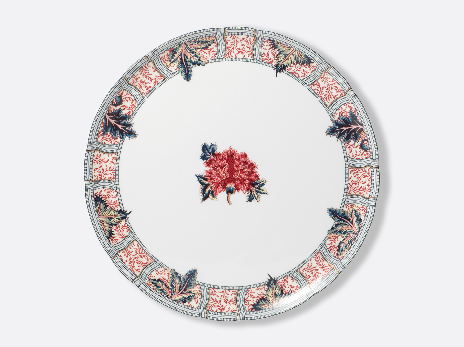 China Round tart platter 32 cm of the collection Collection Braquenié | Bernardaud
