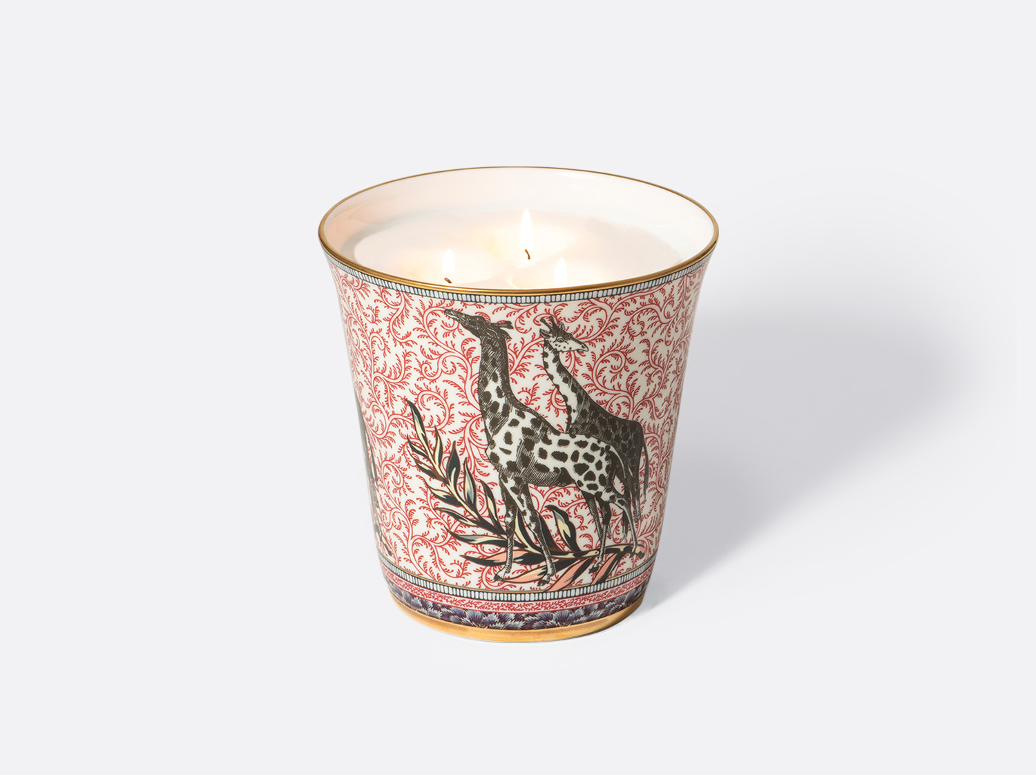China Large candle tumbler 15 cm + "Rue des Archives" candle home fragrance 950 gr of the collection Collection Braquenié | Bernardaud