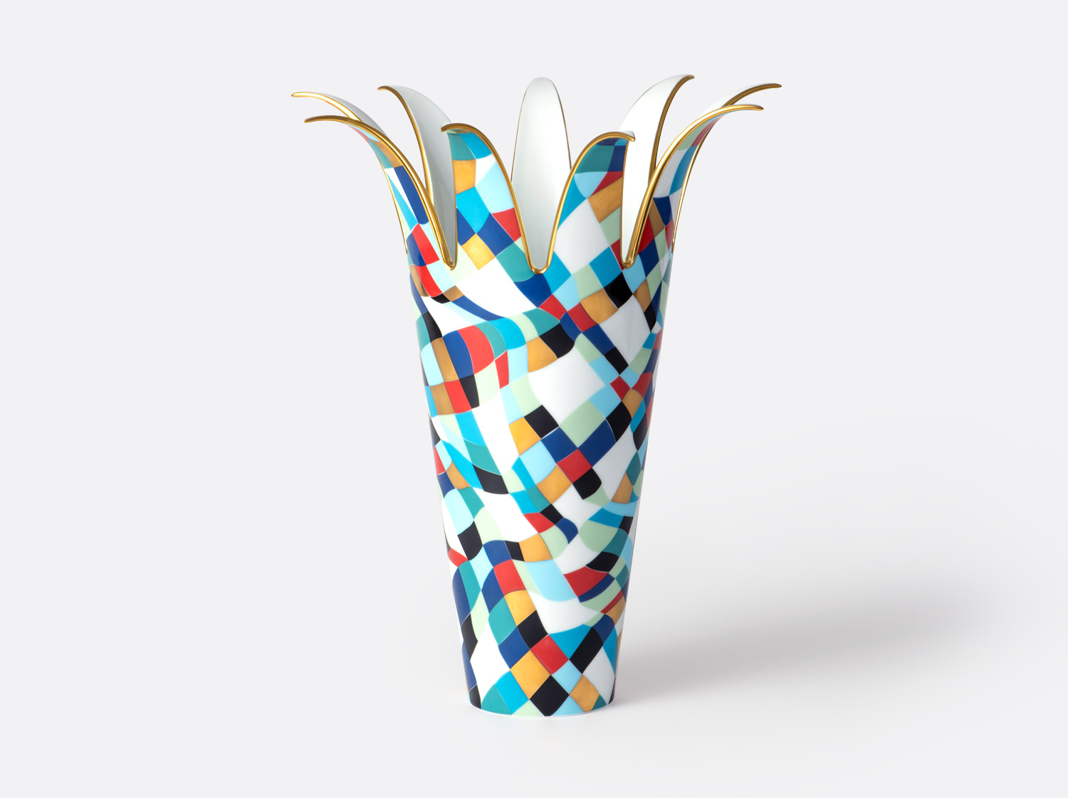 Vase H. 37,5 cm en porcelaine de la collection Volare - Marco Mencacci Bernardaud