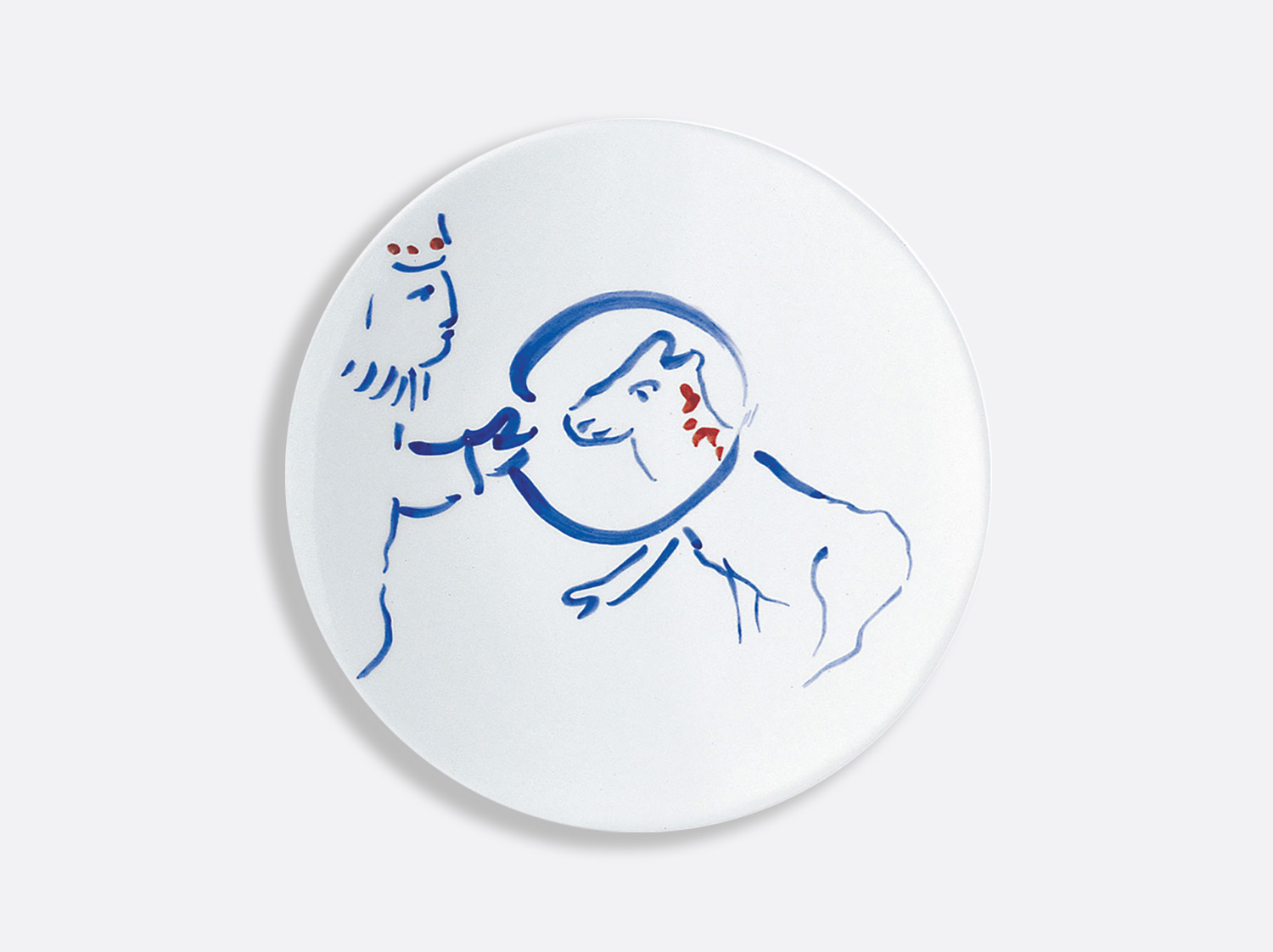 China "The Clown at the circus" Salad plate 8.5" of the collection Pour ida | Bernardaud