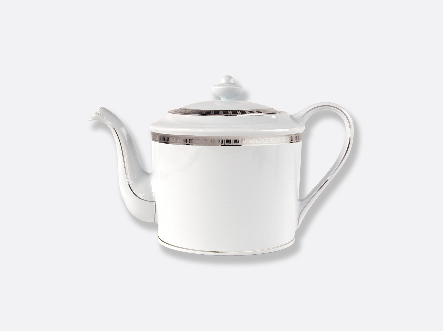 China Teapot 34 oz of the collection Athéna platinum | Bernardaud