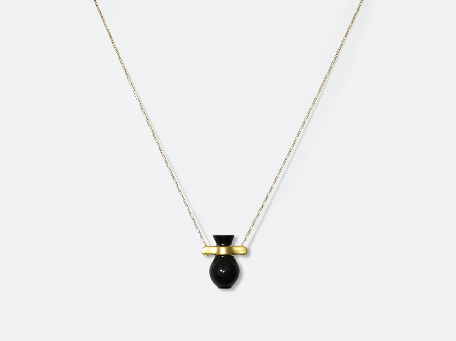 China Fiorela pendant Black & Gold of the collection Fiorela Noir | Bernardaud