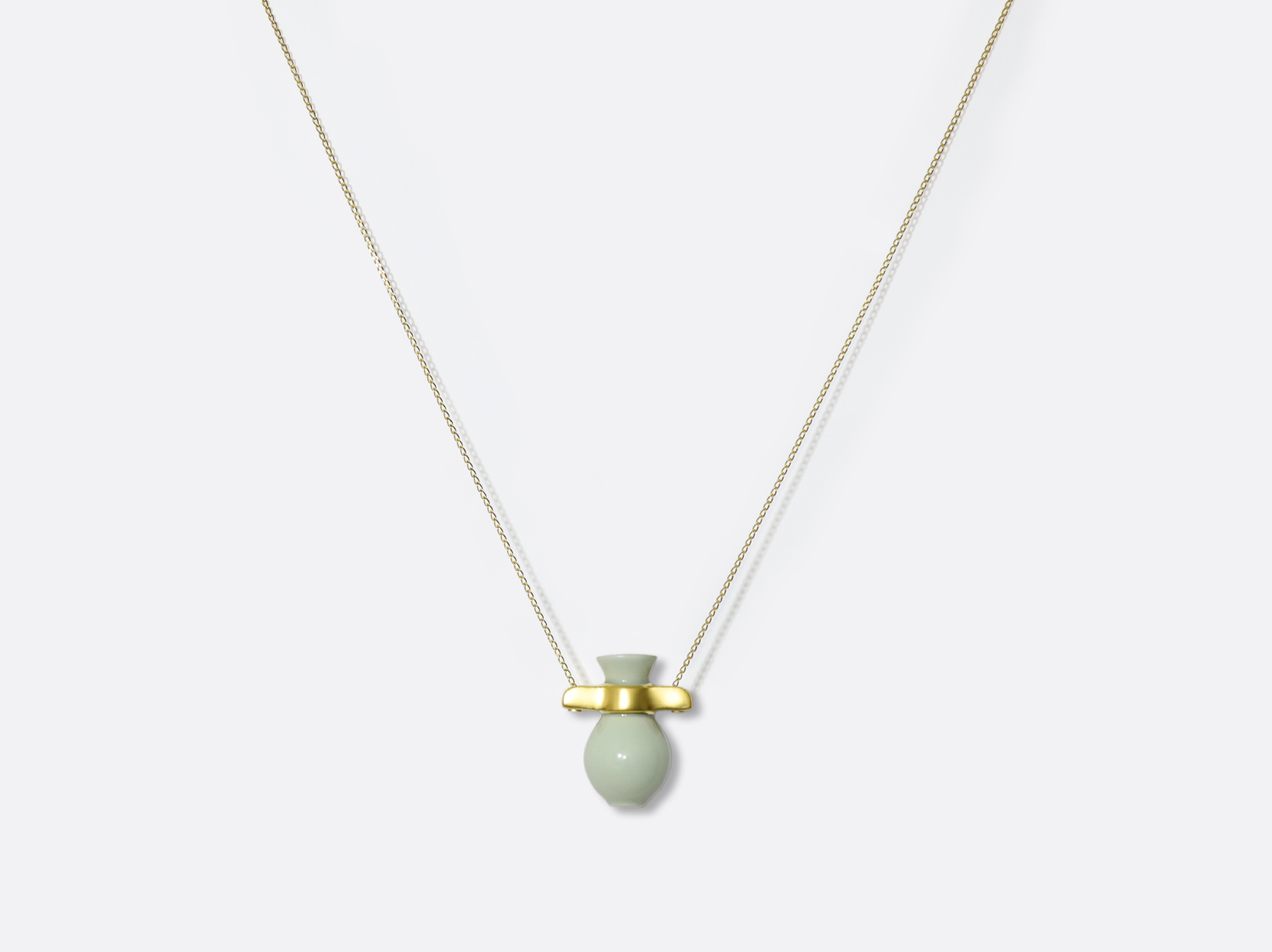 China Fiorela pendant Celadon & Gold of the collection Fiorela Céladon | Bernardaud