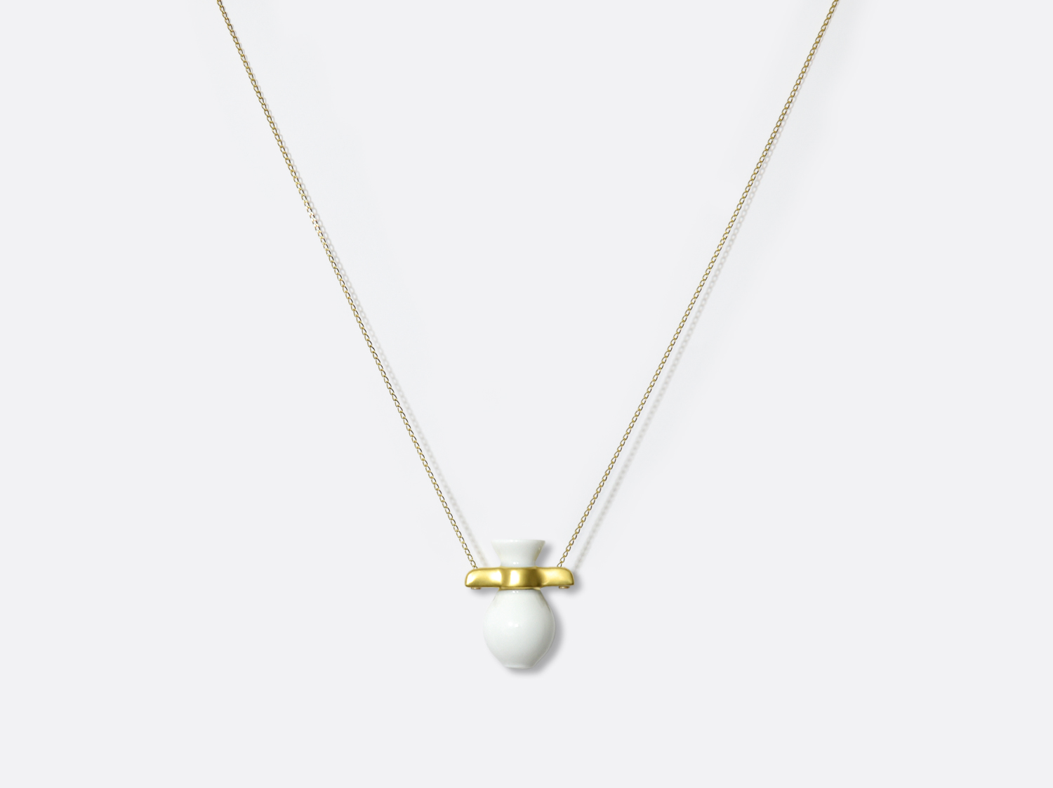 China Fiorela pendant White & Gold of the collection Fiorela Blanc | Bernardaud
