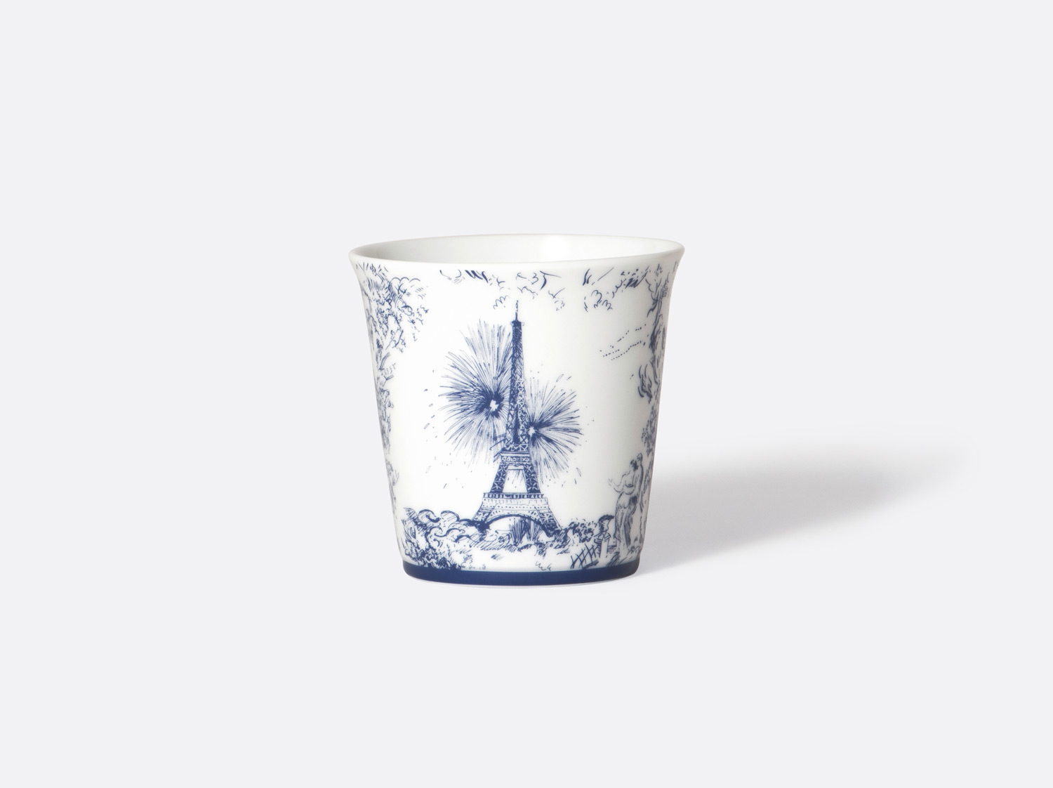 Timbale 9 cm en porcelaine de la collection Tout Paris Bleu Nuit x La Tour Eiffel Bernardaud