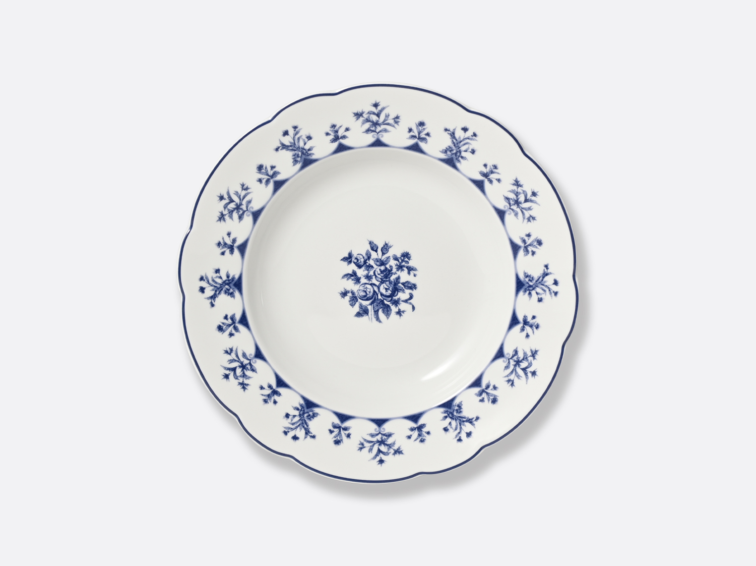 China Rim soup 9" of the collection Chateaubriand Couleur | Bernardaud