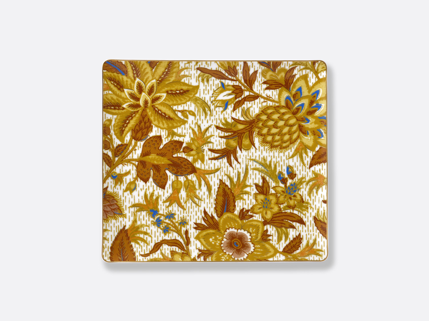 China Rectangular tray 22 x 19.5 cm of the collection Mahé Safran | Bernardaud