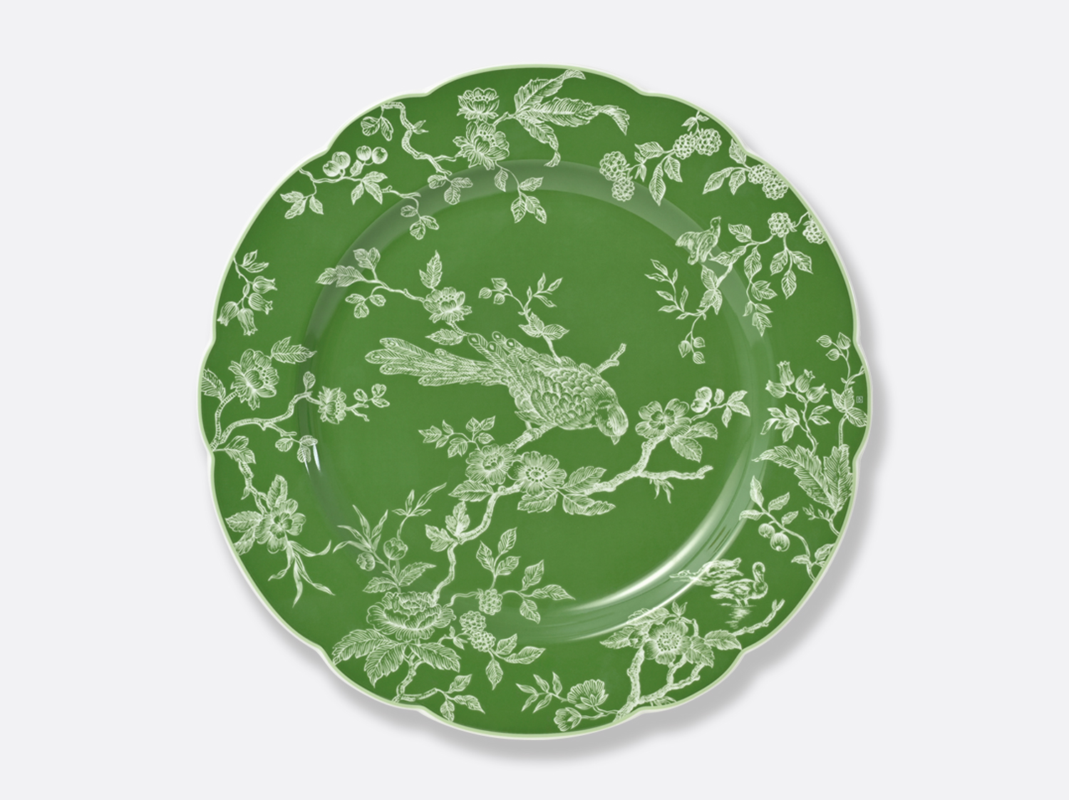 China Service plate 29.5 cm of the collection Albertine Fond Couleur | Bernardaud
