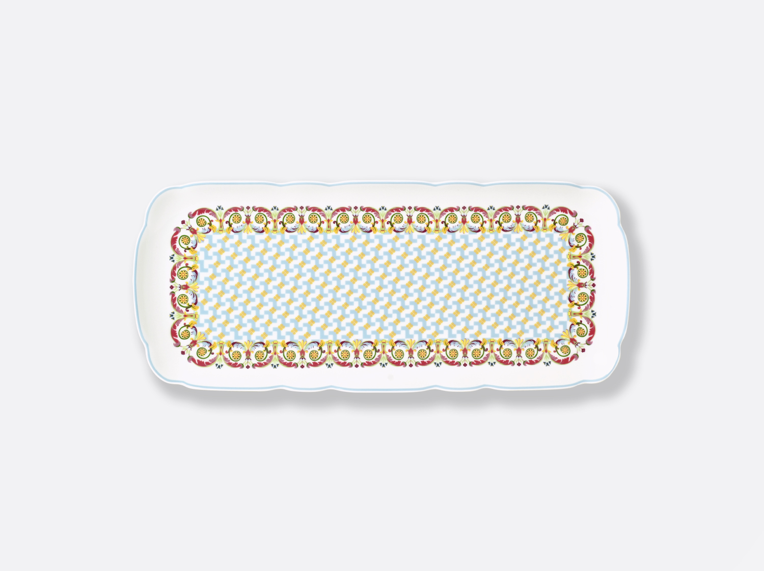 China Rectangular cake platter 15" of the collection Trianon | Bernardaud